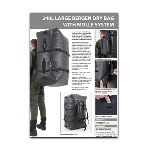 240L Bergen Drybag Datasheet